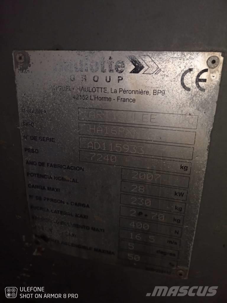 Haulotte HA 16 PX NT Zglobne dvižne ploščadi