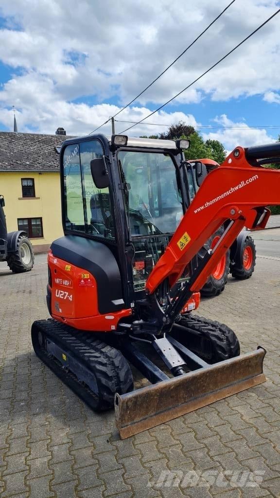Kubota U27-4 Hi-Lux Mini bagri <7t