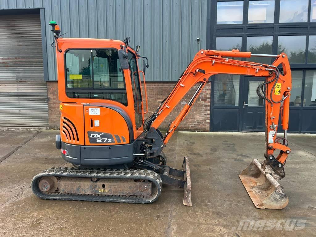 Doosan DX 27 Z Mini bagri <7t