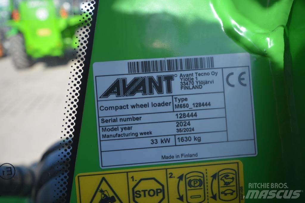 Avant 650 i Mini nakladalci