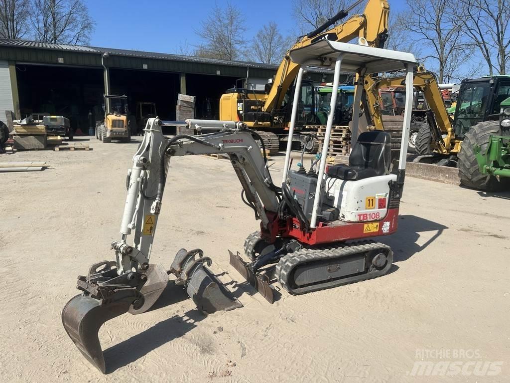 Takeuchi TB108 Mini bagri <7t