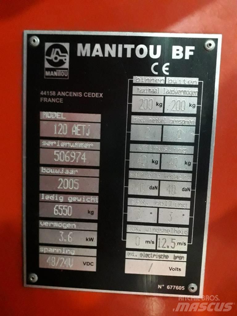 Manitou 120 AETJ Zglobne dvižne ploščadi