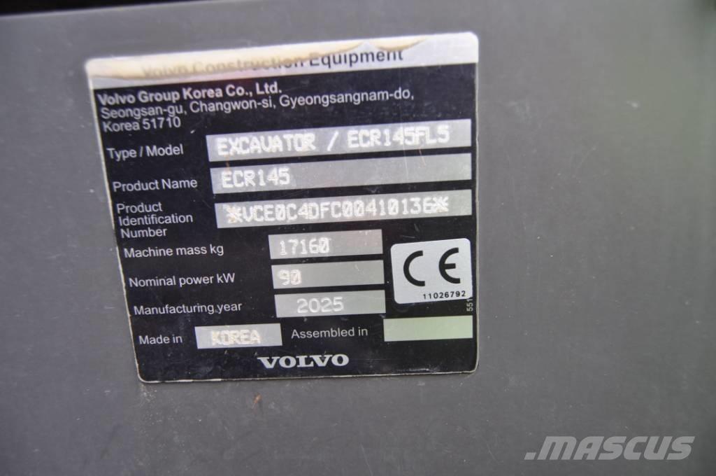 Volvo ECR 145 Bagri goseničarji