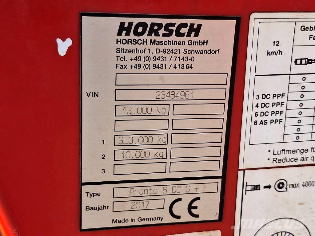 Horsch Pronto 6 DC Sejalnice