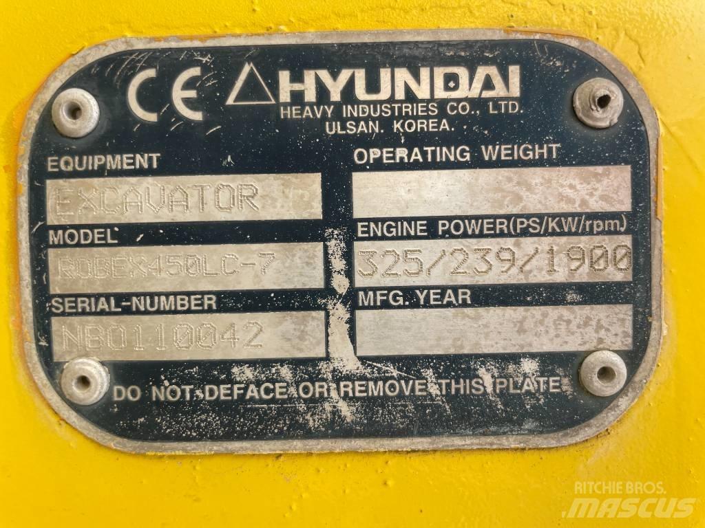 Hyundai R 450 LC-7 Bagri goseničarji