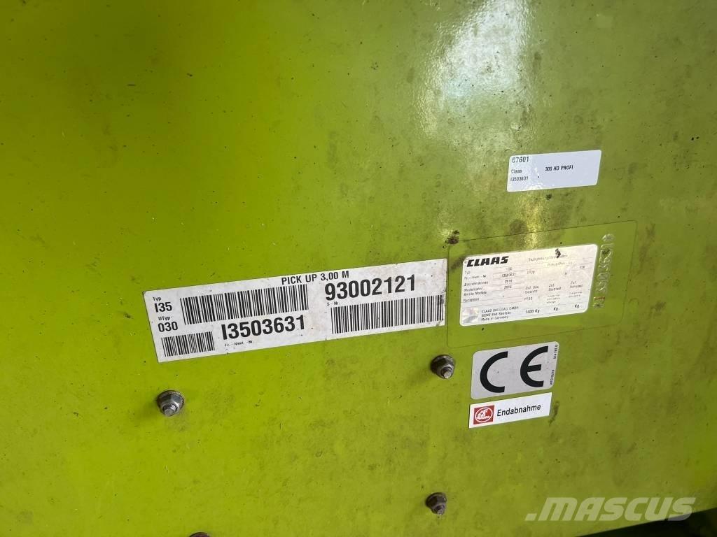 CLAAS PU 300 HD Druga oprema za žetev krme