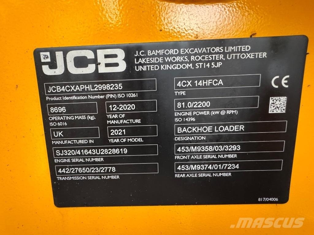 JCB 4 CX 14 Rovokopači
