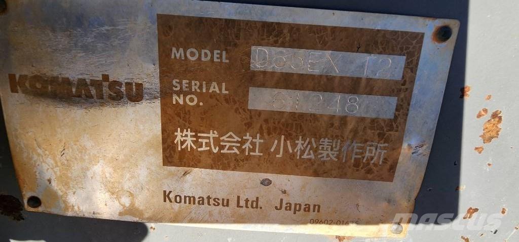 Komatsu D 65 EX 12 Buldožerji goseničarji