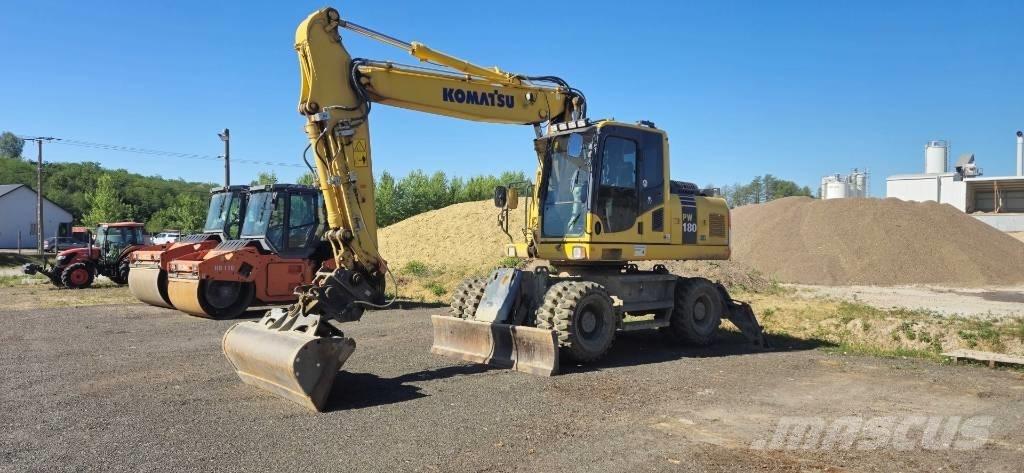 Komatsu PW 180-7EO Bagri na kolesih