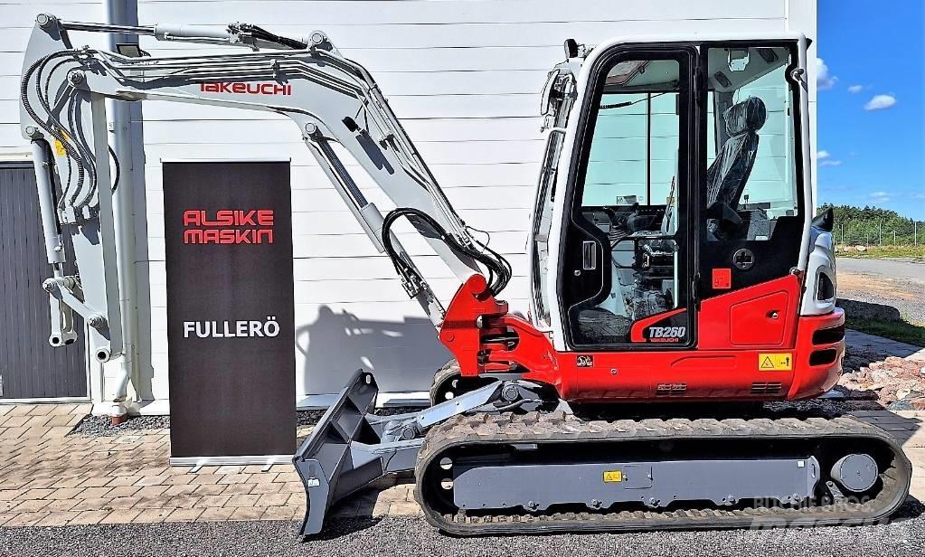 Takeuchi TB260 Mini bagri <7t
