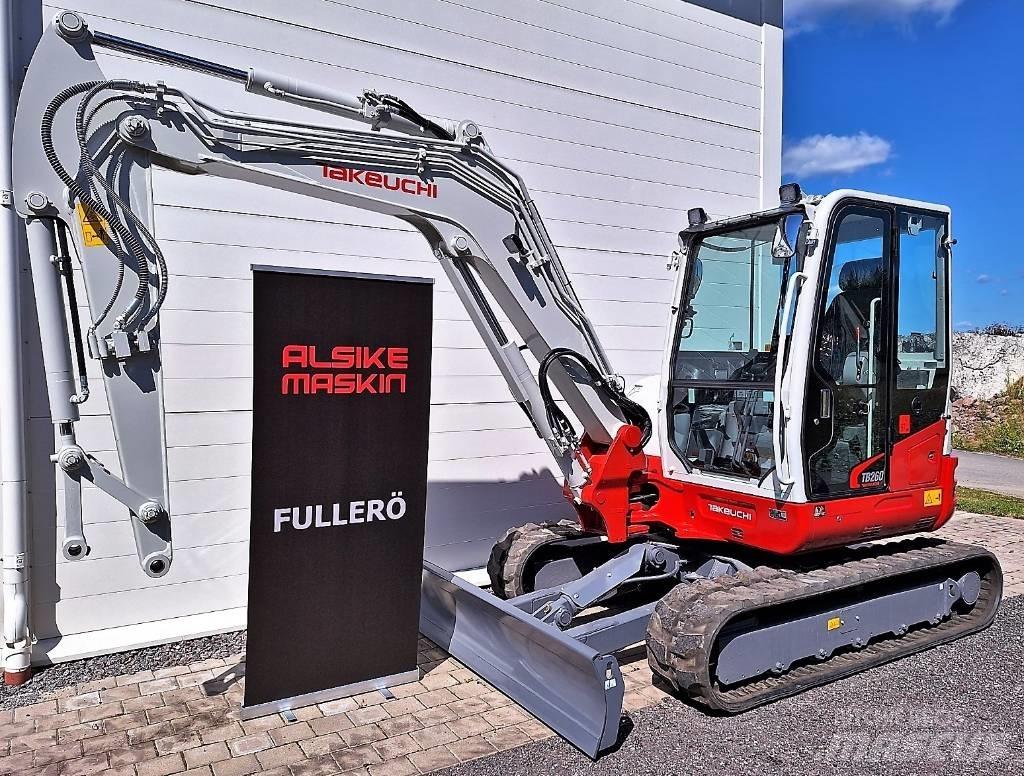 Takeuchi TB260 Mini bagri <7t