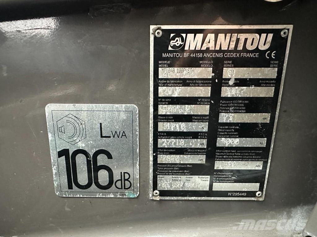 Manitou MT 1840 Teleskopski viličarji