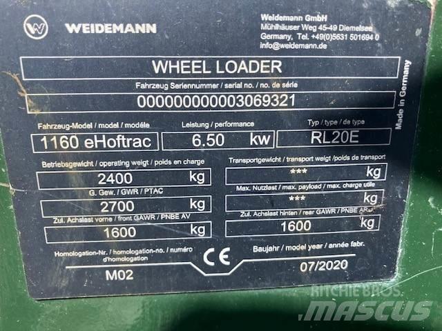 Weidemann 1160e Mini nakladalci