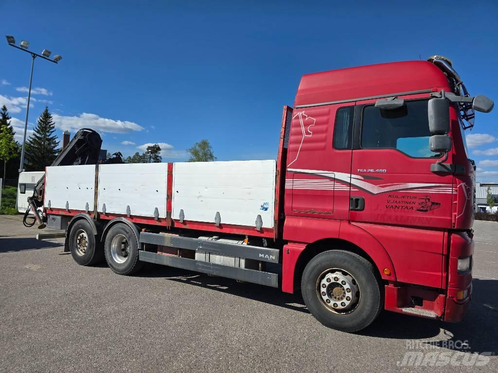 MAN TGA 26.480 Tovornjaki z žerjavom