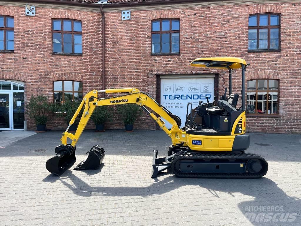 Komatsu PC 26 MR-3 Mini bagri <7t