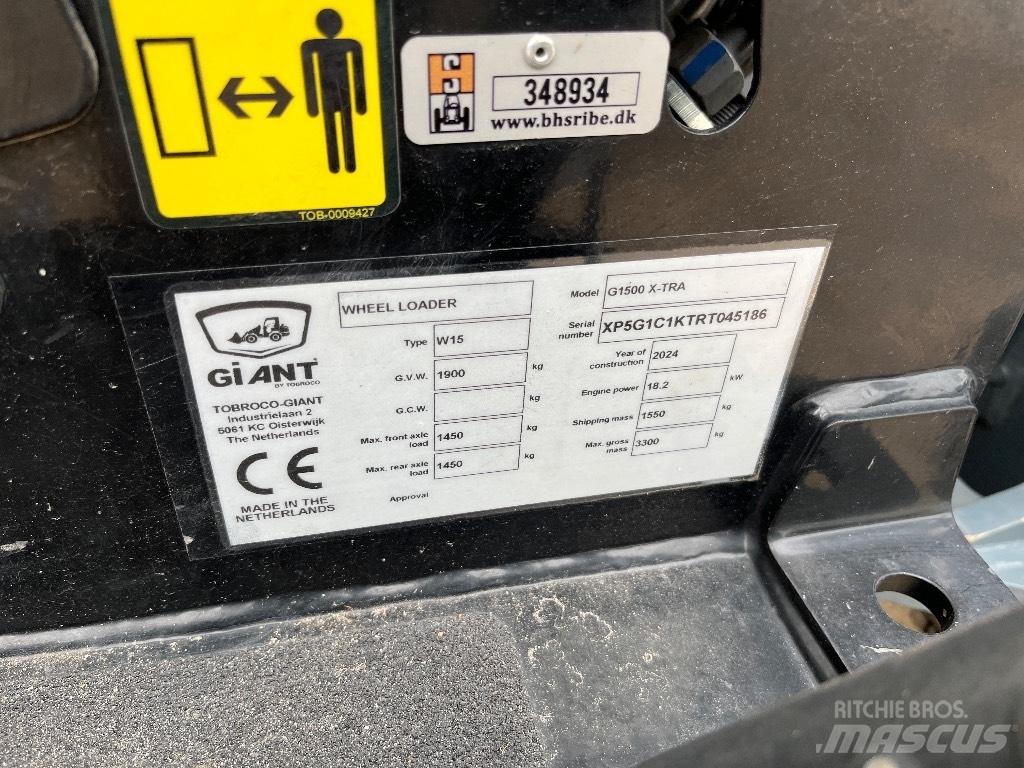 GiANT G 1500 X-tra Kolesni nakladalci
