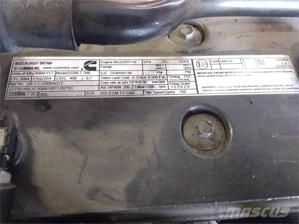 Cummins QSB6.7 Motorji
