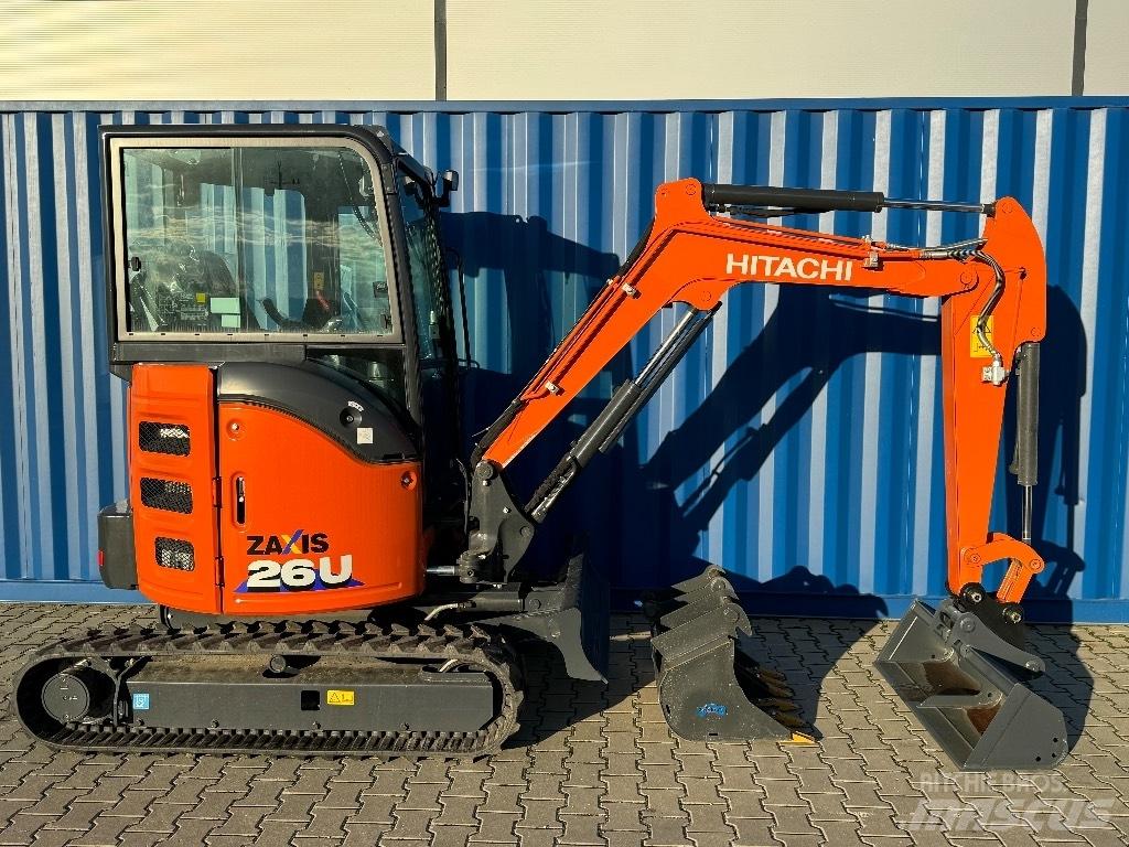 Hitachi ZX 26 U-6 Mini bagri <7t