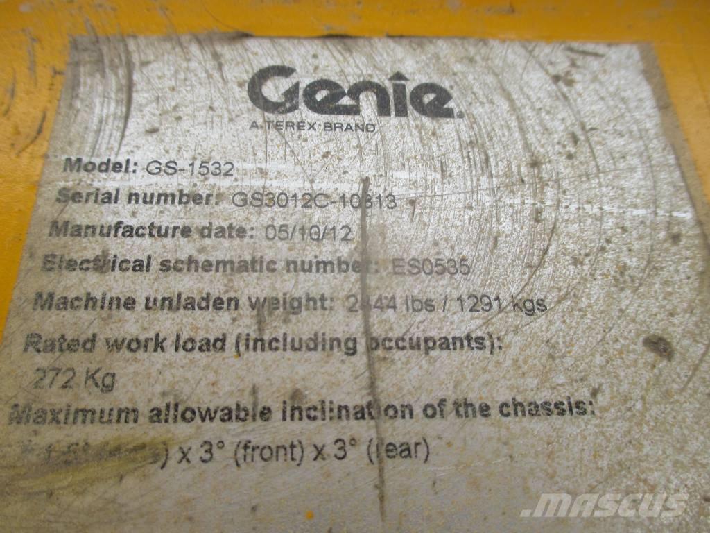 Genie GS 1532 Škarjaste dvižne ploščadi