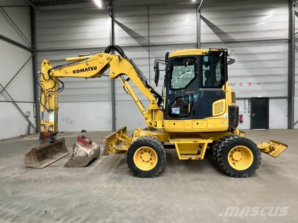 Komatsu PW 98 MR-8 Bagri na kolesih