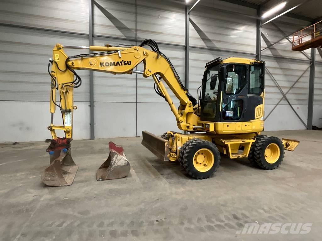 Komatsu PW 98 MR-8 Bagri na kolesih