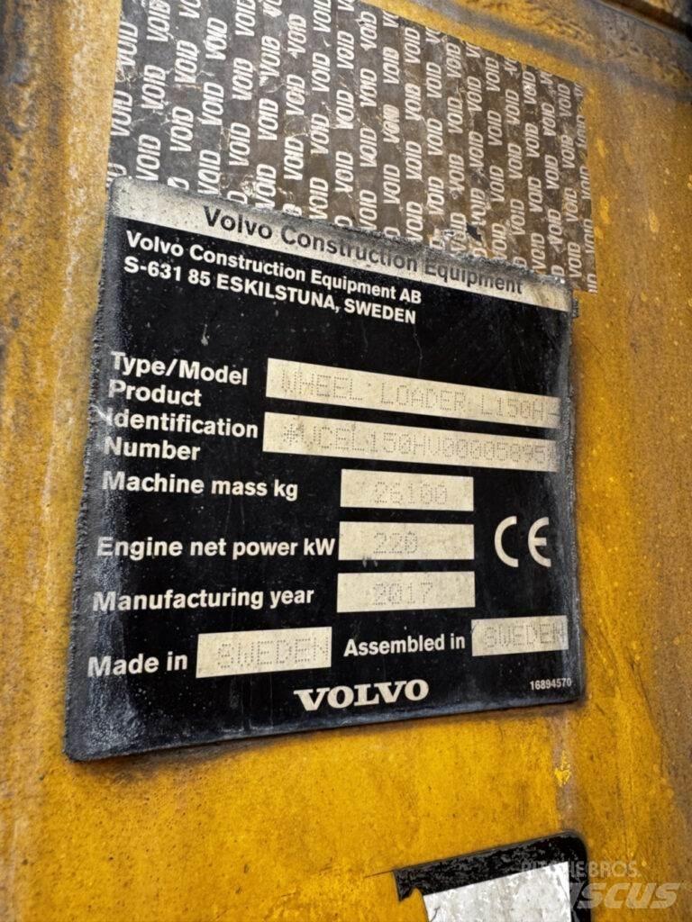 Volvo L150H Kolesni nakladalci
