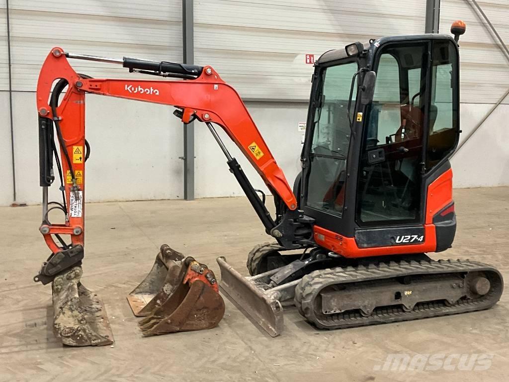 Kubota U 27-4 Mini bagri <7t