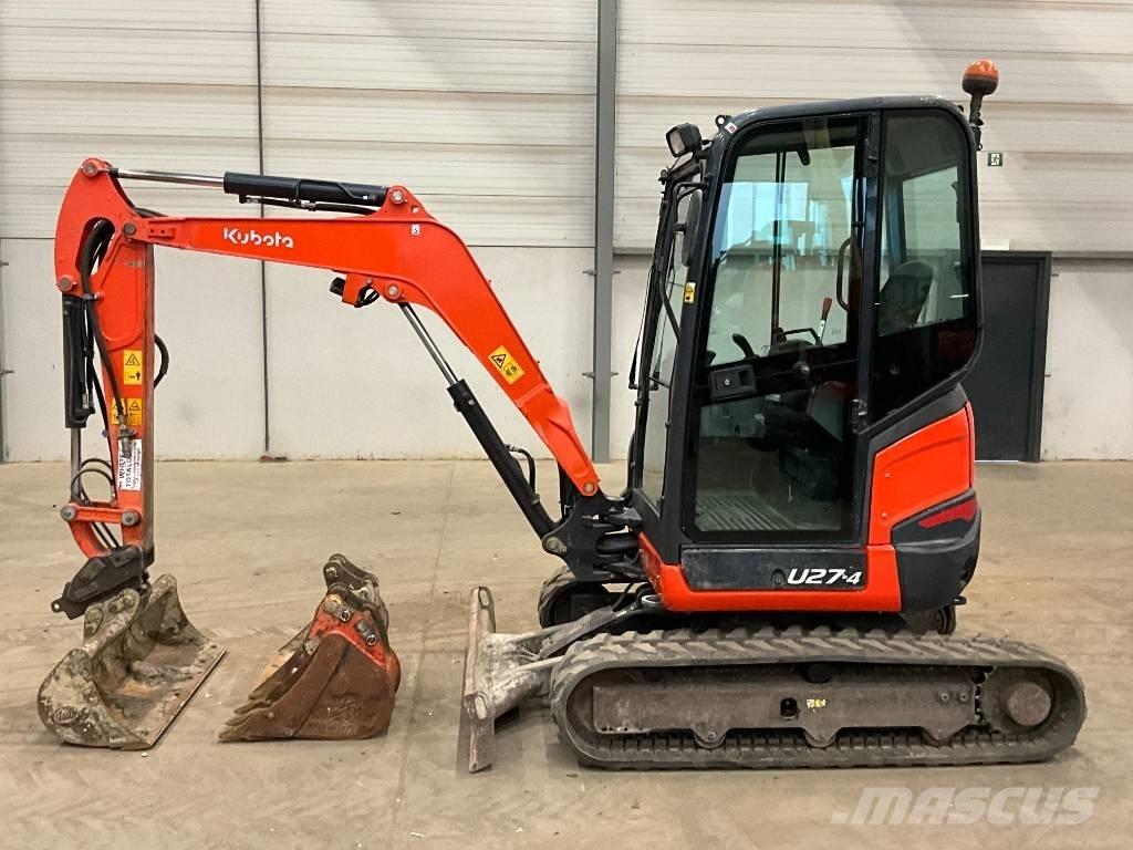 Kubota U 27-4 Mini bagri <7t