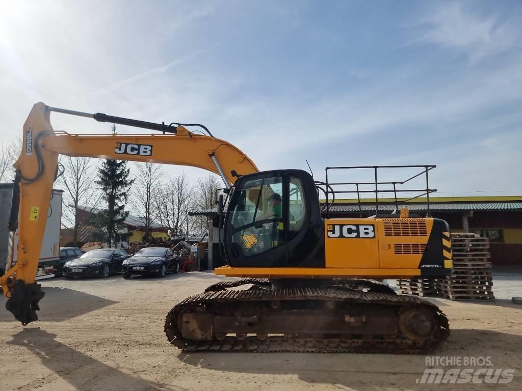 JCB JS 220 LC Bagri goseničarji