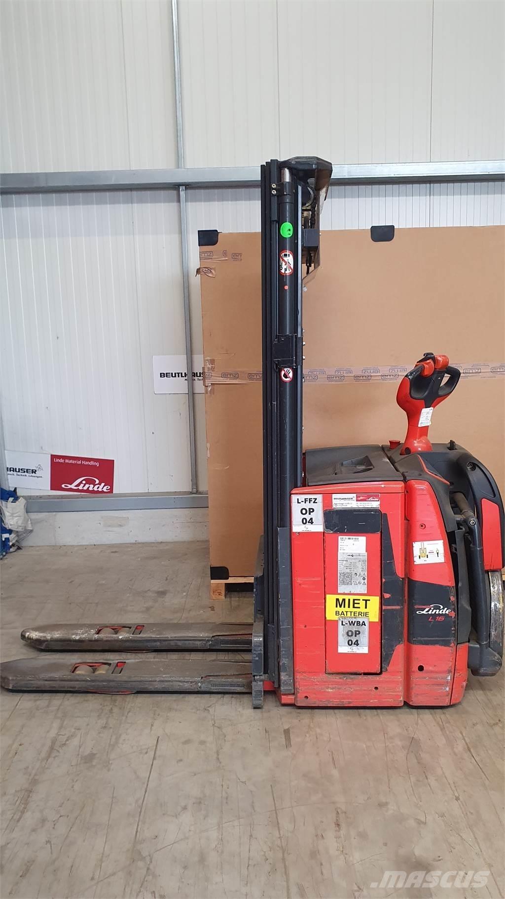 Linde L16AP Ročni električni viličar