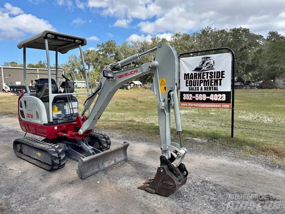 Takeuchi TB 216 Mini bagri <7t