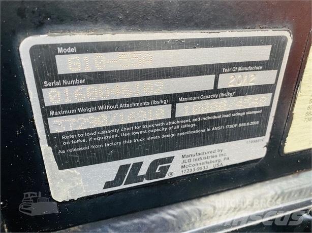 JLG G 10-55 A Teleskopski viličarji