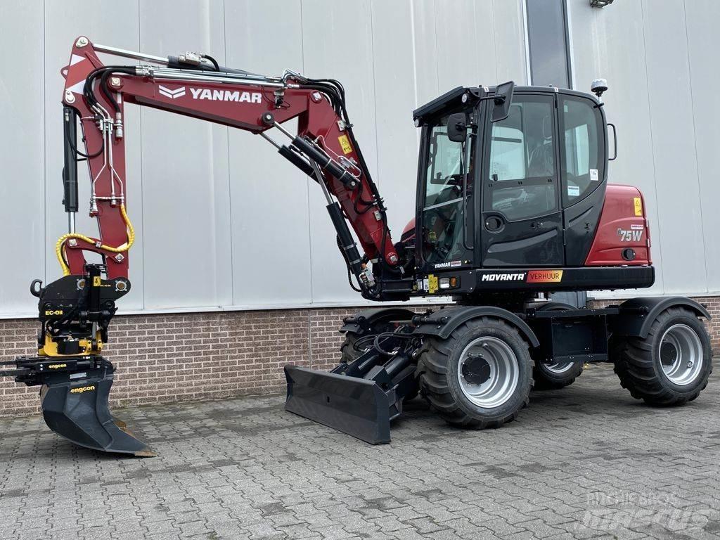 Yanmar B75W Bagri na kolesih