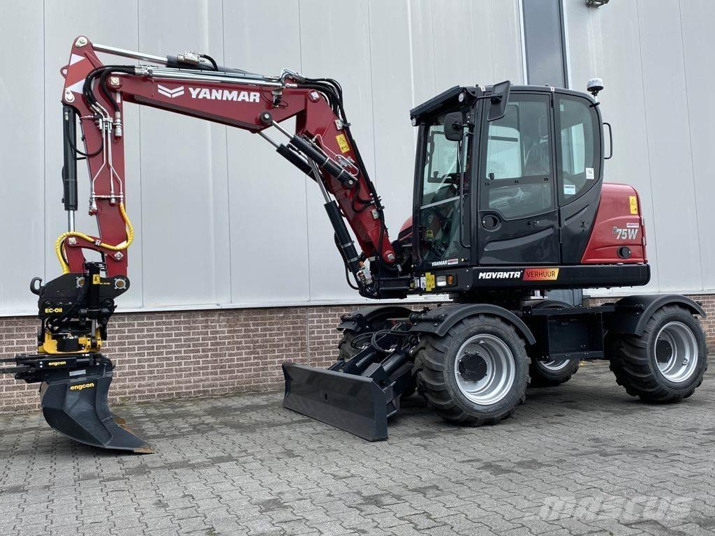 Yanmar B75W Bagri na kolesih