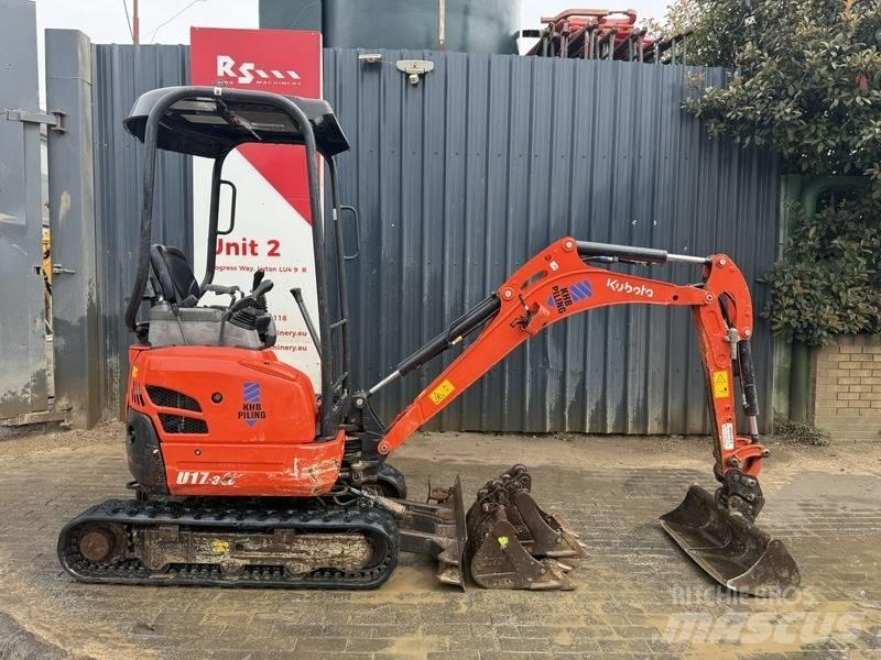 Kubota U 17-3 Mini bagri <7t
