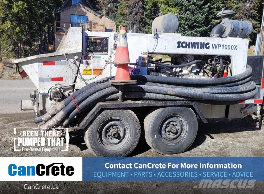 Schwing WP1000x Kamionske črpalke za beton