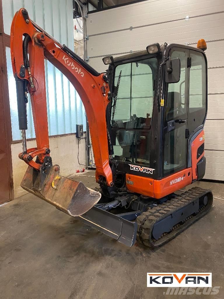 Kubota KX 018-4 Mini bagri <7t