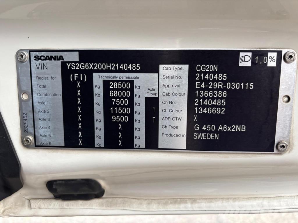 Scania G450 6x2 Vlačilci