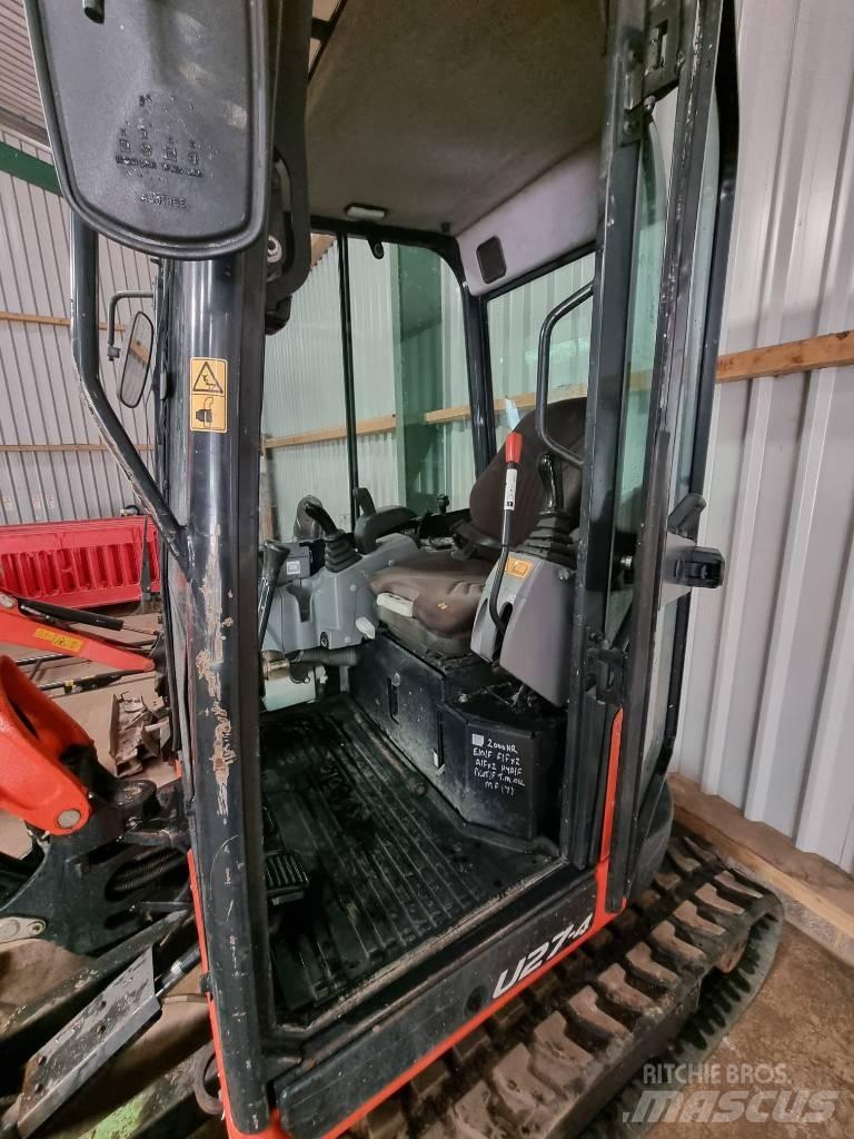 Kubota U 27-4 Mini bagri <7t