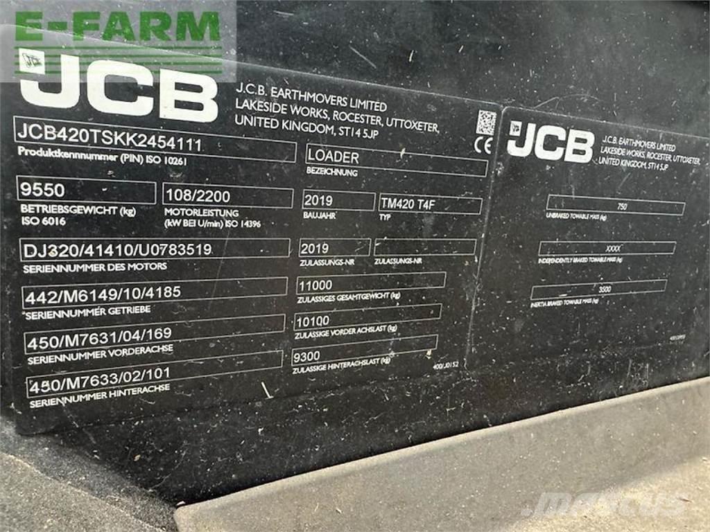 JCB tm 420 Kmetijski teleskopski nakladalci