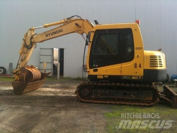 Hyundai R80-7 Midi bagri 7t – 12t