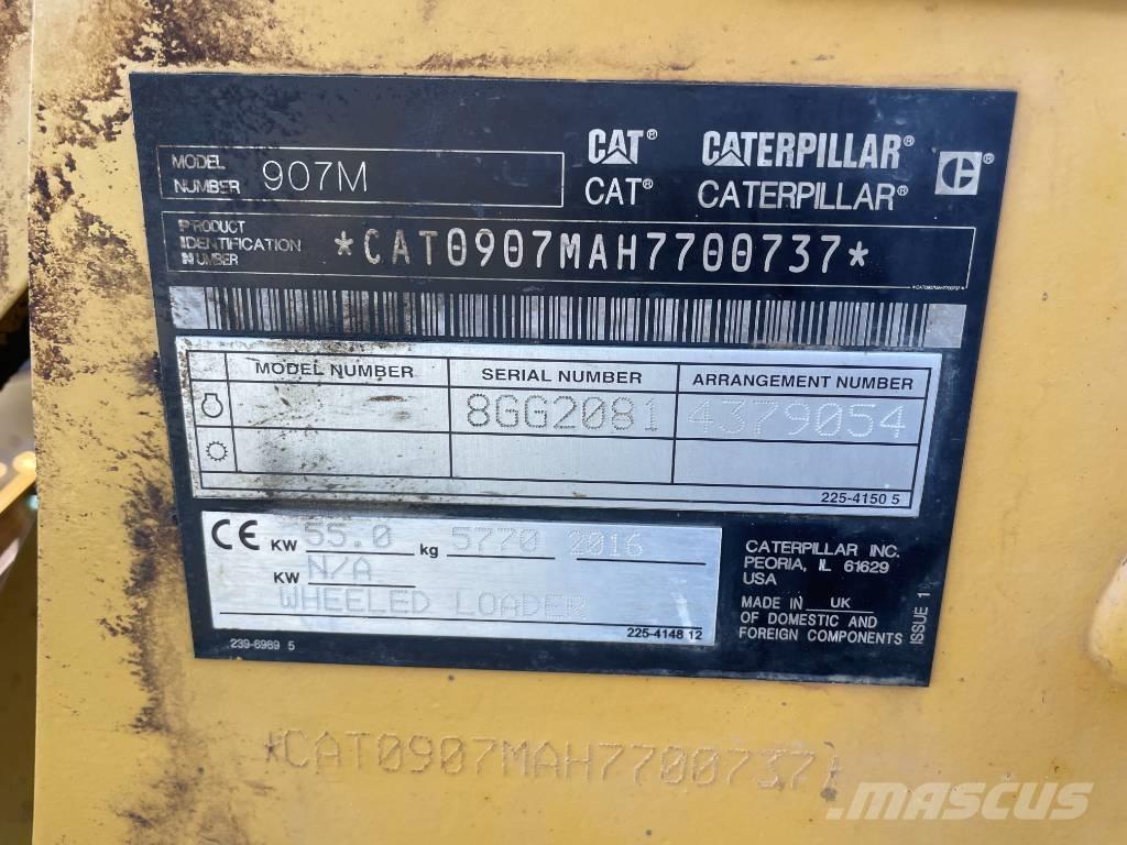 CAT 907 M Kolesni nakladalci