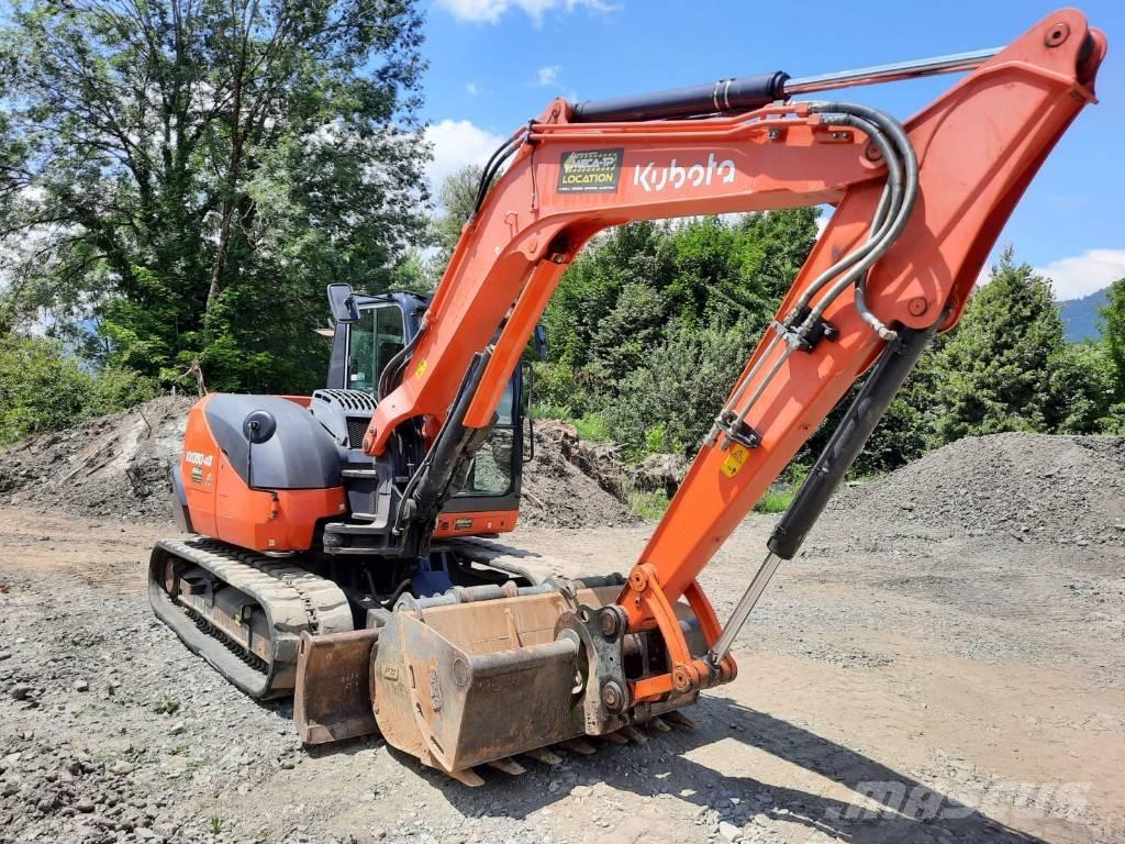 Kubota KX 080-4 Midi bagri 7t – 12t