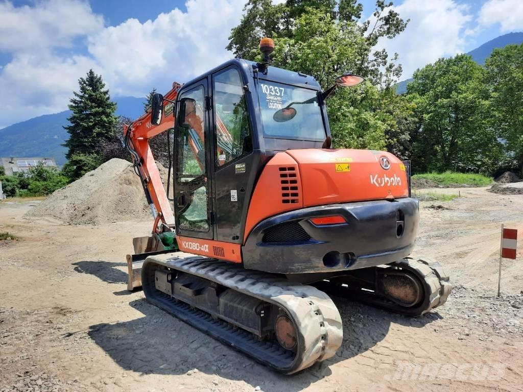 Kubota KX 080-4 Midi bagri 7t – 12t