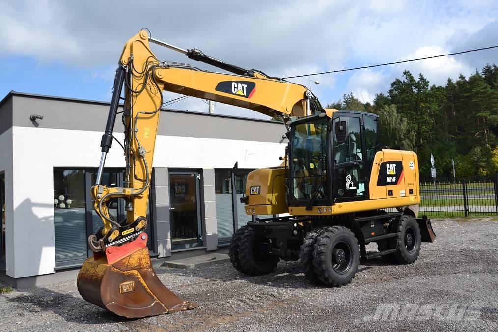 CAT M 314 F Bagri na kolesih