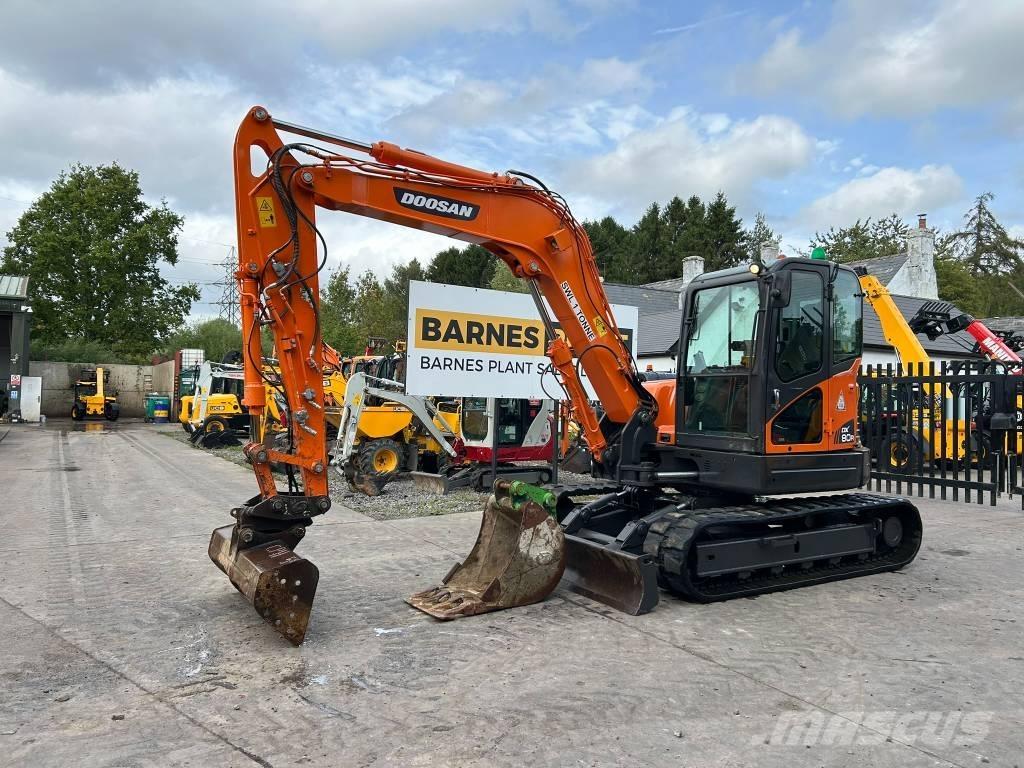 Doosan DX 80 R Midi bagri 7t – 12t