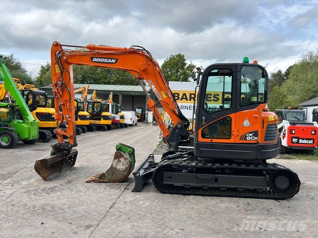 Doosan DX 80 R Midi bagri 7t – 12t