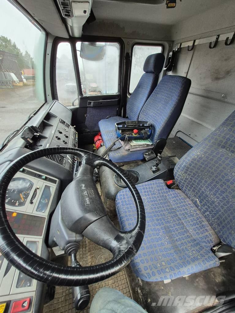 MAN LE 14.220 Tovornjaki z žerjavom