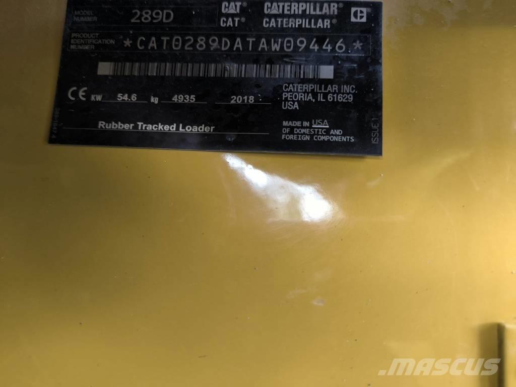 CAT 289D HF XPS Skid steer mini nakladalci