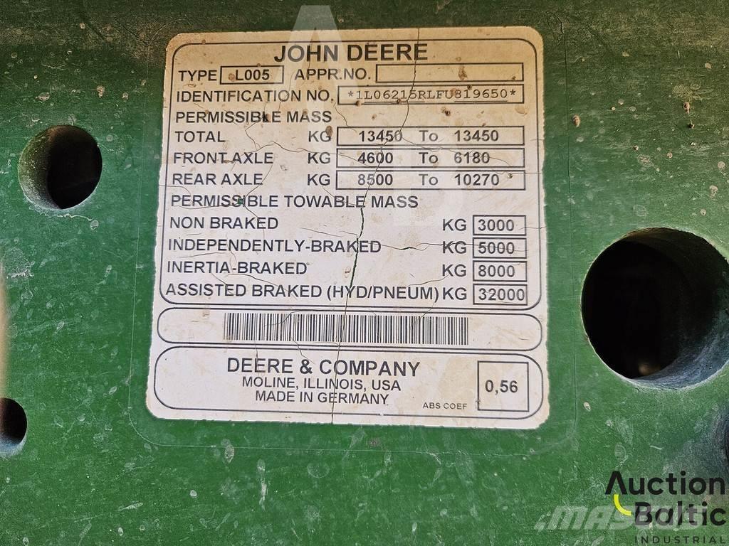 John Deere 6215 R Traktorji